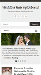 Mobile Screenshot of gainesvilleweddinghair.com