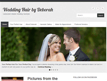 Tablet Screenshot of gainesvilleweddinghair.com